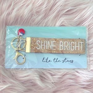 Shine Bright Wristlet Keychain